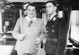 Gorings: Hermann Goring with Werner Molders, 1941