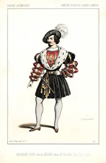 Dollet: Hermann-Leon as the Regent in Ne Touchez pas