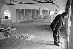 Prinzendorf: Hermann Nitsch in his castle at Prinzendorf
