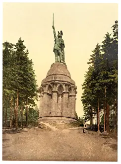 Detmold: Hermann's Memorial, Detmold, Lippe, Germany