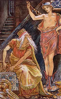 Caduceus: Hermes appears to King Midas