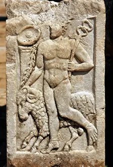 Ephesus: Hermes. Roman relief. Ephesus