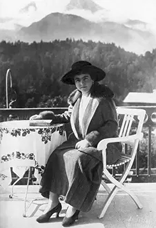 Hermine: Hermine Reuss Elder Line in Berchtesgaden, 1925