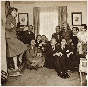 Sep25: Hermione Gingold at home