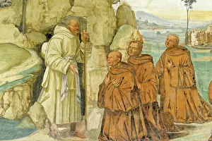 Saintly: Hermits ask St. Benedict to be their leader