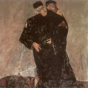Hermit: Hermits, by Schiele
