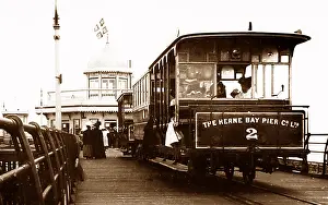 Herne: Herne Bay Pier tramway, probably early 1900s