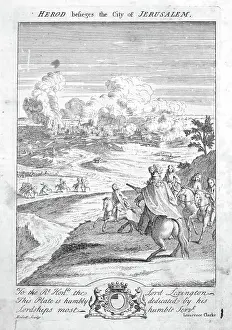 Besieges: Herod besieges Jerusalem