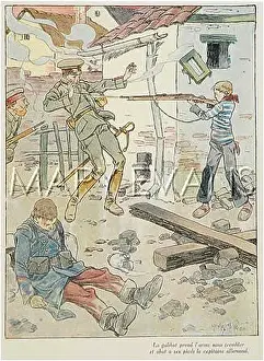 Desjardins: HEROIC BOY KILLS GERMAN
