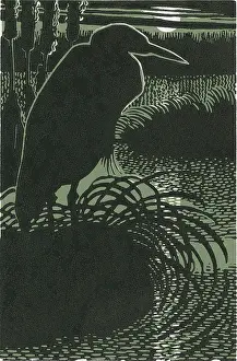 Moonrise: Heron, Moonrise