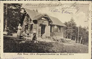 Hohe: Herrgottschnitzer hut Hohe Wand