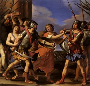 Guercino: Hersilia Separating Romulus from Tatius