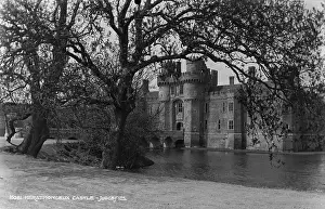 Moat: Herstmonceux Castle