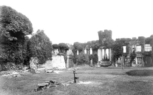 Herstmonceux: Herstmonceux, Castle, the Inner Courtyard 1890