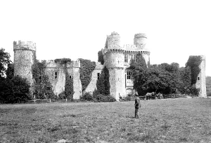 Herstmonceux: Herstmonceux, Castle, west front 1890