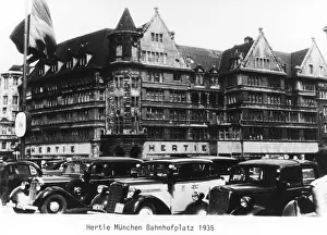 Parking: The Hertie department store in Munich, 1935