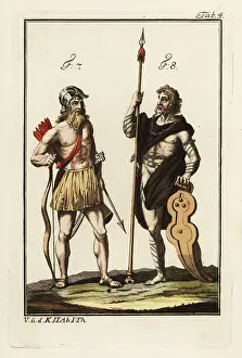 Cords: Heruli and Briton warriors