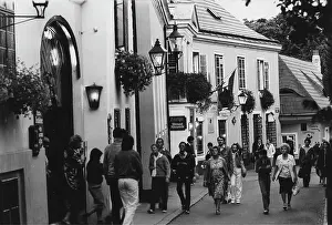 Heurigen: Heurigen in Grinzing (Reinprecht in the middle. Hauer