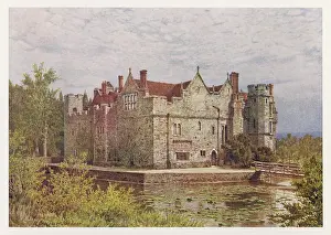 Moated: HEVER CASTLE, KENT