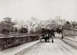 Hexham: Hexham from the North East, Northumerland