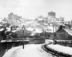 Hexham: Hexham, Northumberland, in the snow