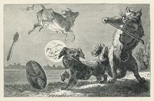 Laughed: Hey diddle diddle, the cat and the fiddle