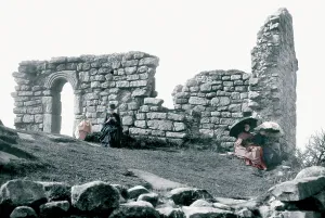 Heysham: Heysham, St Patrick's Chapel Ruins, Heysham Head 1888