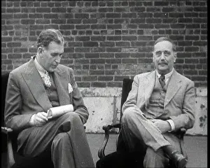 Interviewed: H.G. Wells Being Interviewed