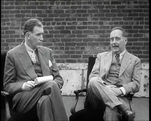 Interviewed: H.G. Wells Being Interviewed