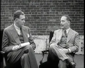 Interviewed: H.G. Wells Being Interviewed