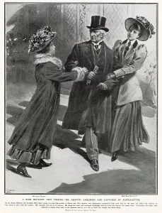 Kenney: H.H. Asquith ambushed and captured by Suffragettes 1908