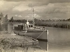 Ros Fraser Collection: At Hickling Broad, Norfolk, 1930s