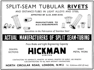 Rivets: Hickman Rivets, Sheet Metalwork & Stainless