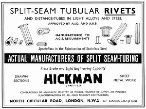 Consumables: Hickman Split Seam Tubular Rivets