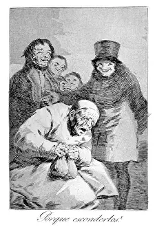 Hide: Why hide them! Artist: Francisco Goya