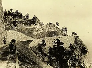 Alpin: A high alpine road in Austria - About 1935