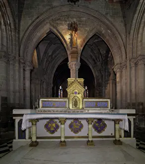 Samsons: High altar, Cathedral Saint-Samson, Dol-de-Bretagne