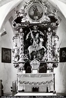 Altars: High altar by Meinrad Guggenbichler
