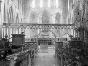 Chancel: High Altar and screen, St David's Cathedral, South Wales