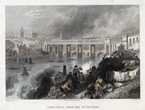 Girder: High Level Bridge over the Tyne at Newcastle
