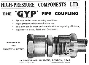 Couplings: High Pressure Components - GYP Pipe Couplings 1949