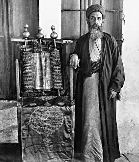 Samaritan: High Priest of the Samaritan Synagogue in Palestine, 1908