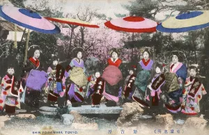 Shin: High ranking courtesans from New Yoshiwara District, Tokyo