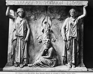 Caryatids: High relief with Two Caryatids