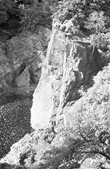 Lochs: High rock over a mountain beck