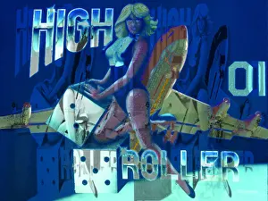 Wal003: High Roller Artwork On Side Of