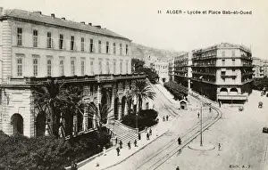 Lycee: High School and Bab-el-Oued Square, Algiers, Algeria