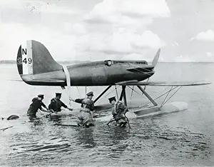 Handling: The High Speed Flight handling party launch Gloster VI