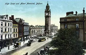 Crawfords: High Street and Albert Memorial, Belfast, Northern Ireland