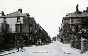 Cardiganshire: High Street, Criccieth, Cardiganshire